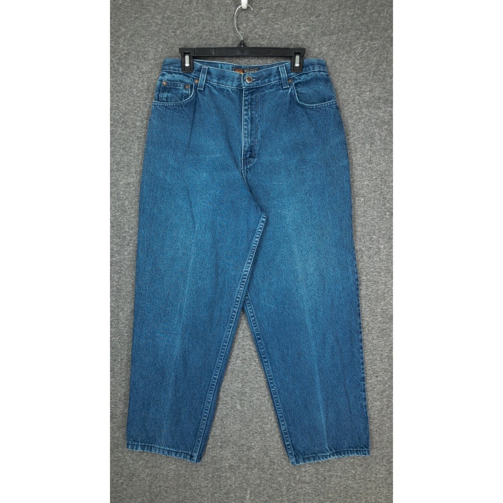 Vintage Route 66  Relaxed Fit Women's Jeans Size 13/14 Tapered Leg High Rise